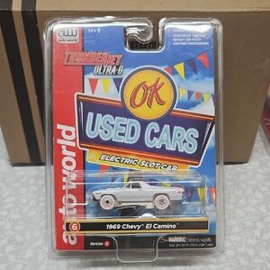 auto world 1969 Chevy El Camino Thunderjet Ultra-G Slot Car iwheels